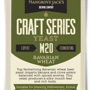 Levadura seca serie Craft Mangrove Jack Bavarian Wheat M20, 10g - Club Amigos Cerveceros