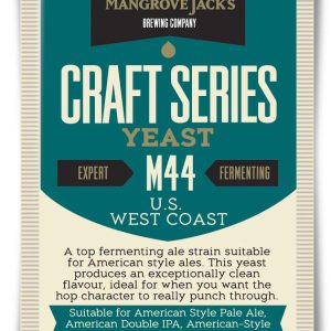 Levadura seca serie Craft Mangrove Jack – US West Coast M44, 10g - Club Amigos Cerveceros