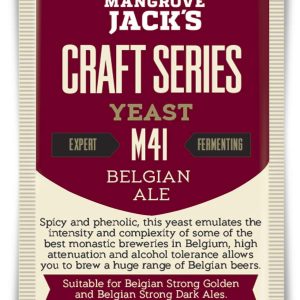 Levadura seca series Craft Mangrove Jack  Belgian Ale M41 10g - Club Amigos Cerveceros